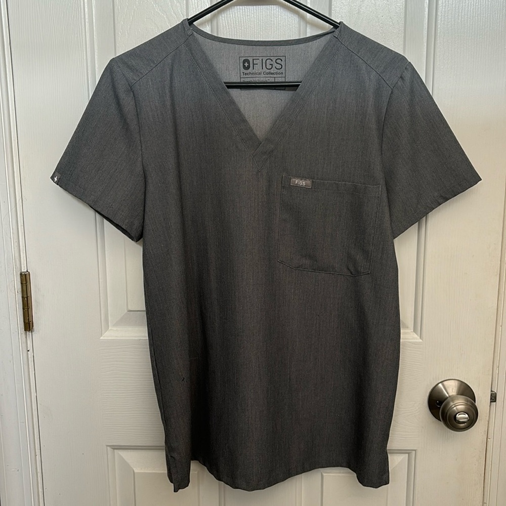 Figs Catarina 1 Pocket Scrub Top Size Small